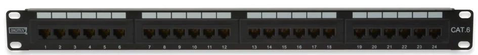 DIGITUS - Panneau de brassage 19" Cat.6, classe E, 24 x RJ45 5 DIGITUS - Panneau de brassage 19" Cat.6, classe E, 24 x RJ45 – Image 5