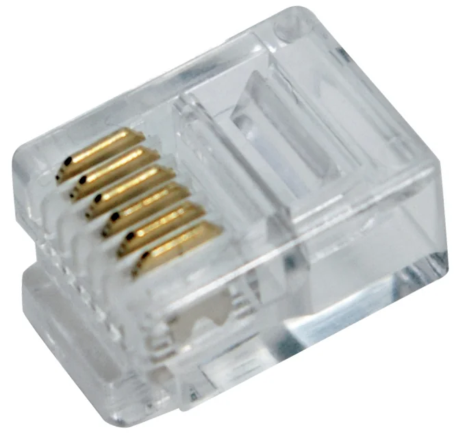 LogiLink Connecteur mâle RJ12 pour câble plat, non blindé - OEM MP0019
