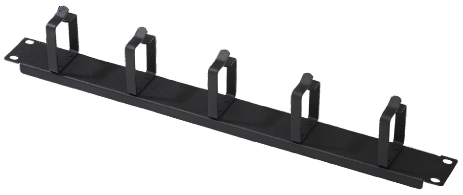 DIGITUS - Panneau guide-câble 19", 1U, 5 étriers guide-câble