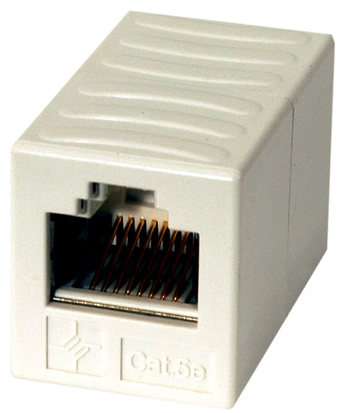Telegartner - Coupleur Cat.5e RJ45, blindé et isolé, droit