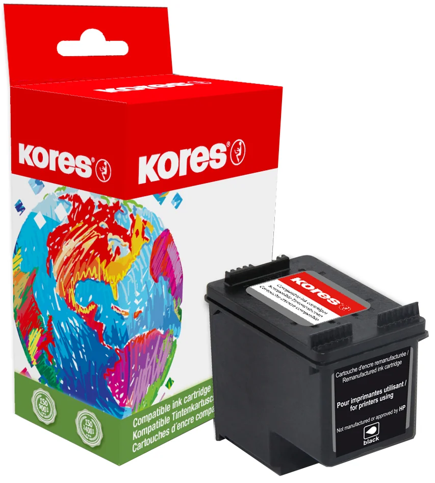 Kores Cartouche rechargée G1704C remplace hp C9391A, No.88XL - OEM G1704C