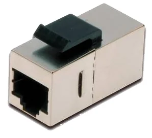DIGITUS - Adaptateur cat. 5e, blindé, 2 x RJ45 femelle