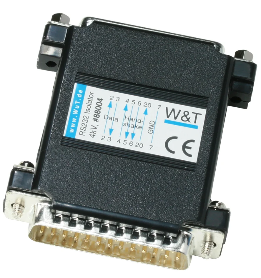 W&T isolant optique RS232 - 4 KV, 0 - 115.200 baud - OEM 88004