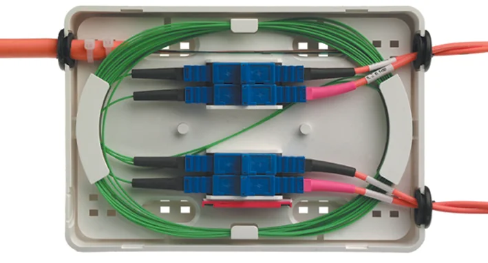 Telegartner - Boîte d'epissures micro,4 x connecteur SC duplex