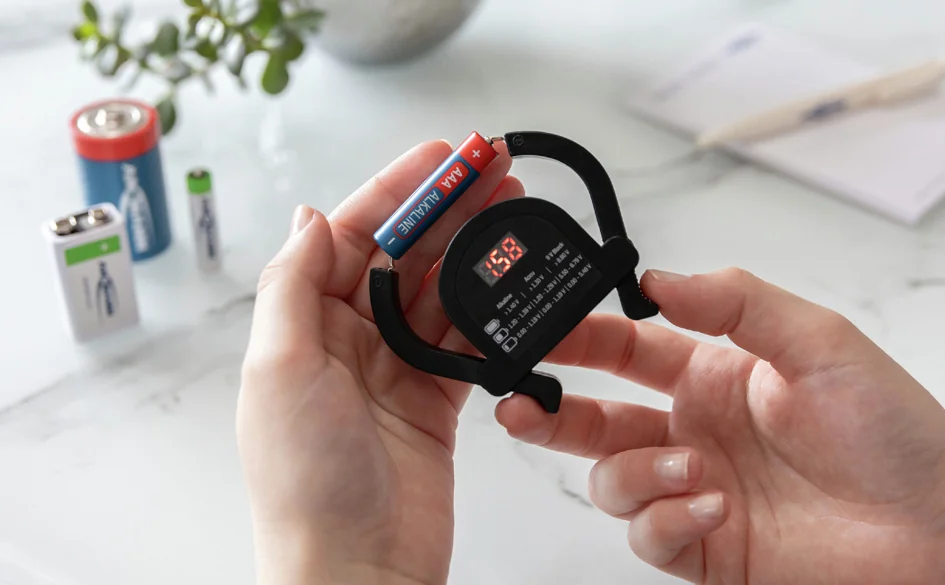 ANSMANN Testeur de piles "BATTERY TESTER" pour tester les