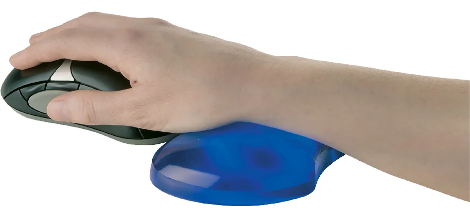 Fellowes Repose-poignet pour souris Crystal Gel, bleu - OEM 91177-72