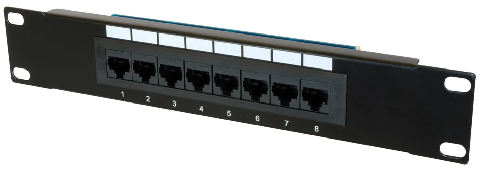 DIGITUS - Panneau de brassage 10",CAT.5e, D, 8 x RJ45,1U non