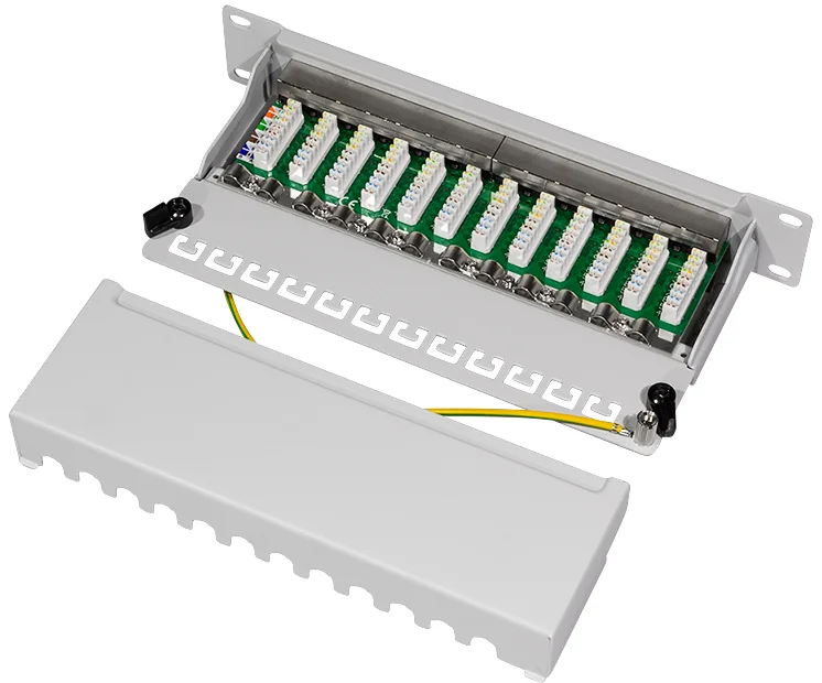 Logilink Panneau de brassage 10" cat. 6, blindé, 12 ports
