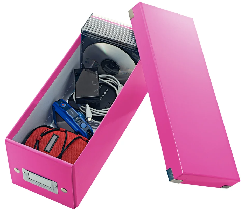 LEITZ Boîte de rangement pour CD Click & Store WOW, rouge - OEM 6041-00-26 4 LEITZ Boîte de rangement pour CD Click & Store WOW, rouge - OEM 6041-00-26 – Image 4