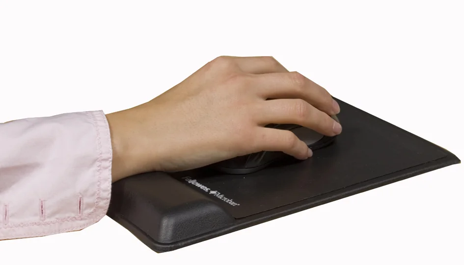 Fellowes Repose-poignet Health-V, recouvert de Lycra, noir - OEM 9181201