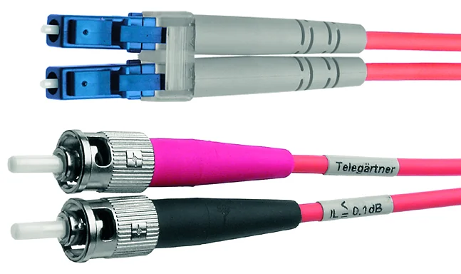 Telegaertner Câble à fibre optique, LC-Duplex, OM3 - 10 m