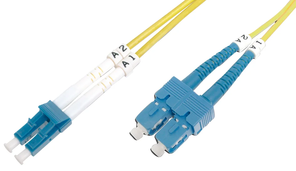 DIGITUS Câble réseau éthernet à fibres optiques, LC-Duplex - SC-Duplex - OS2 - 2m