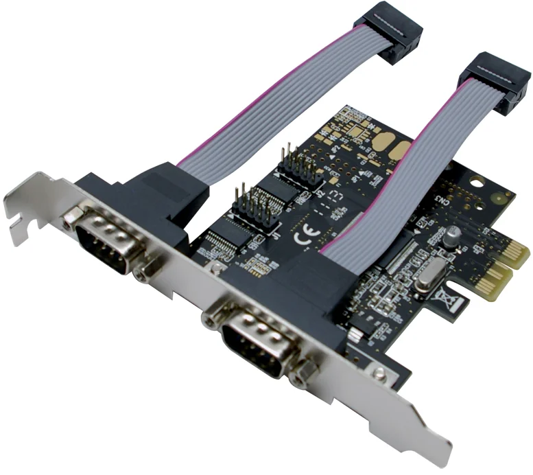 LogiLink Carte PCI Express sérielle RS-232, 2 ports - OEM PC0031