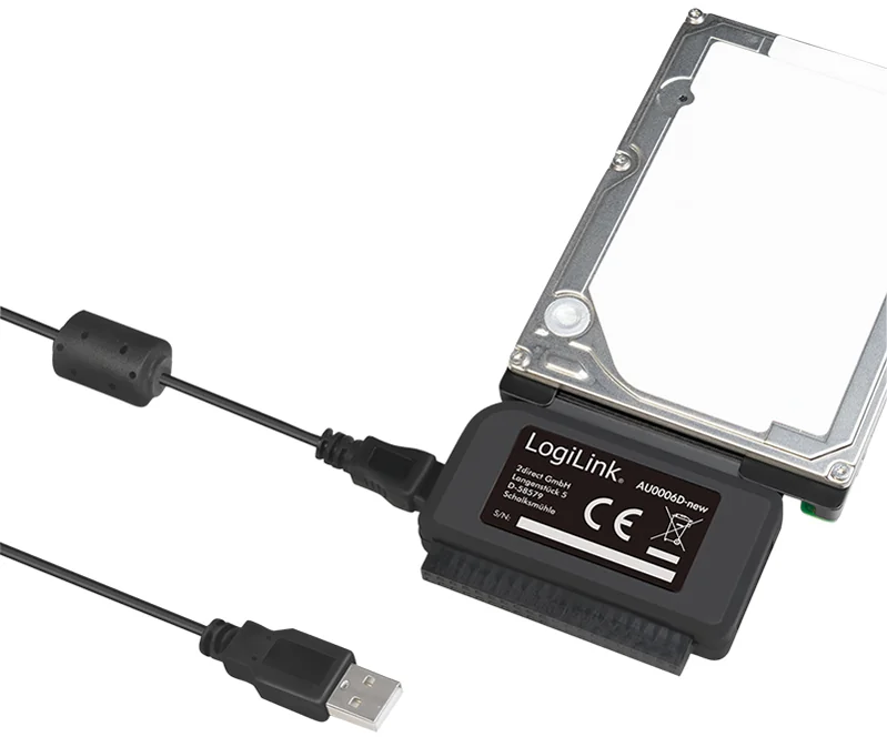 LOGILINK - Câble adaptateur USB 2.0 - SATA et IDE, longueur: 3 LOGILINK - Câble adaptateur USB 2.0 - SATA et IDE, longueur: - Afbeelding 3