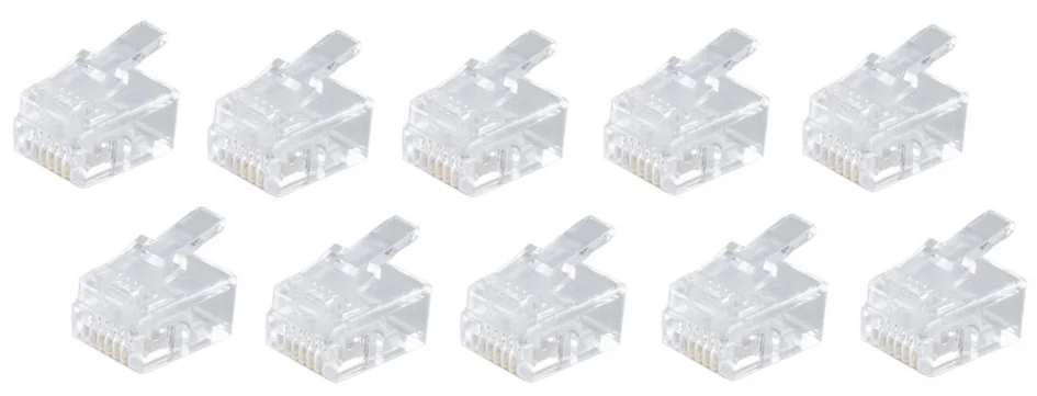 SHIVERPEAKS - BASIC-S Connecteur modulaire RJ12, non blindé