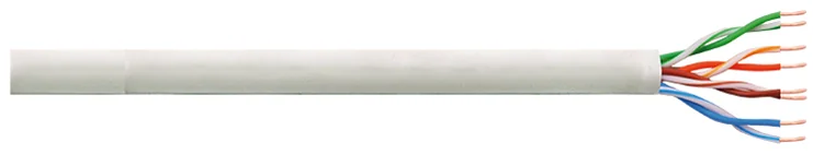LOGILINK - Câble ethernet, Cat.5e, U/UTP, 100 m, gris