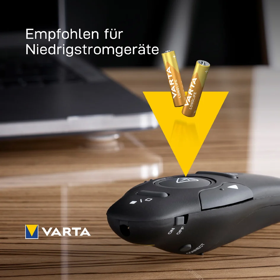 VARTA Pile alcaline "Longlife", Mignon AA