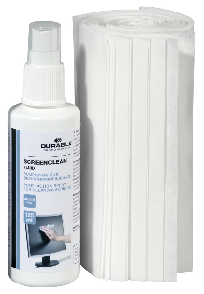 DURABLE kit de nettoyage 'SCREENCLEAN SET' pour écrans - OEM 5707-00 3 DURABLE kit de nettoyage 'SCREENCLEAN SET' pour écrans - OEM 5707-00 – Image 3