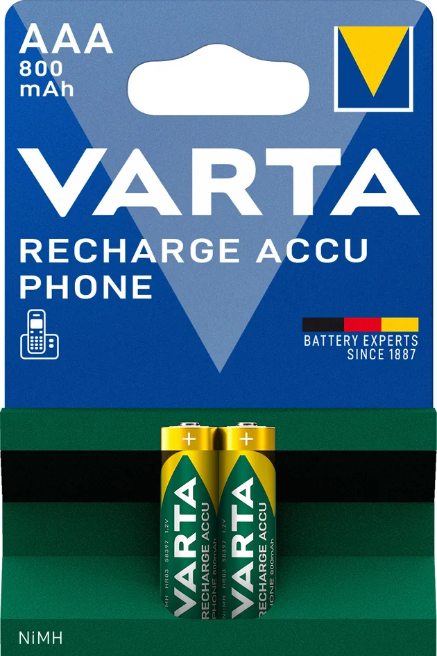 VARTA Pile pour téléphones "RECHARGE ACCU PHONE", Micro AAA 6 VARTA Pile pour téléphones "RECHARGE ACCU PHONE", Micro AAA – Image 6