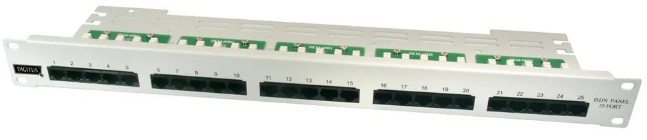 DIGITUS Panneau de brassage RNIS 19', CAT 3, 50 ports RJ45 - OEM DN-91350-1