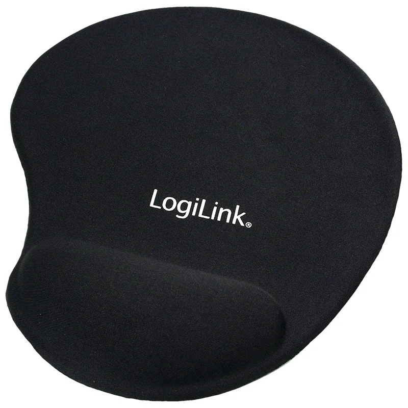 LogiLink Repose-poignet à gel avec tapis de souris, noir - OEM ID0027