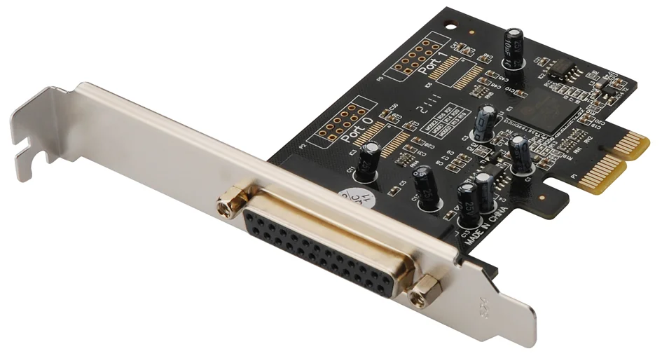 DIGITUS Carte PCI Express parallèle, 1 port + Low Profile - OEM DS-30020-1