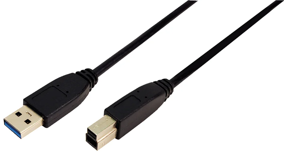 LogiLink Câble USB 3.0, USB-A - USB-B mâle, 2 m, noir