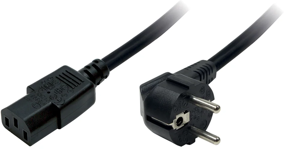 LOGILINK - Câble d'alimentation contact de securité, 3 m