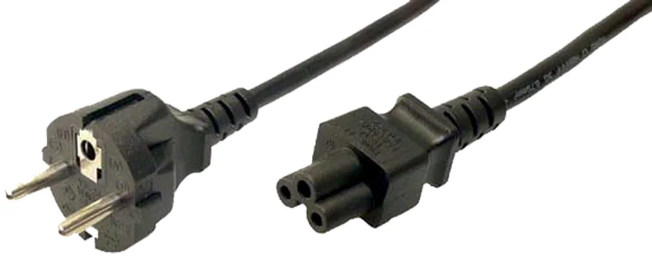 LOGILINK - Câble d'alimentation pour notebook, noir, 1,8 m