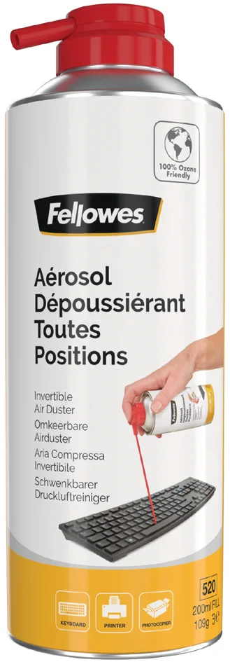 Fellowes Dépoussiérant à air comprimé, pivotable, sans HFC - OEM 9974805