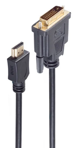 shiverpeaks BASIC-S Câble HDMI - DVI-D 18+1, longueur: 2,0 m