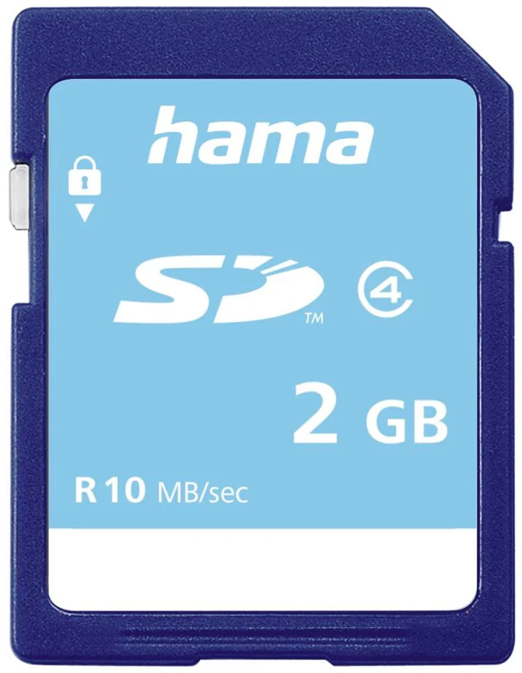 hama Carte mémoire SecureDigital, 2 Go, classe 4 - OEM 00055377