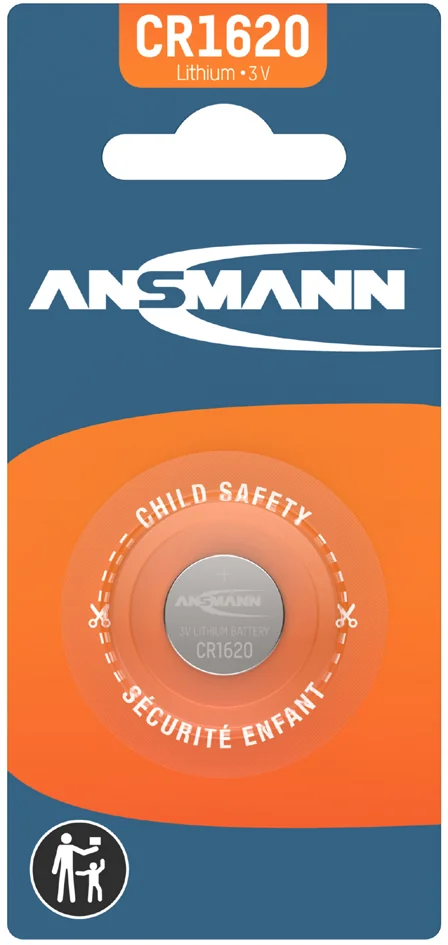 ANSMANN Pile bouton en lithium "CR1620", 3,0 Volt, blister 11 ANSMANN Pile bouton en lithium "CR1620", 3,0 Volt, blister - Afbeelding 11