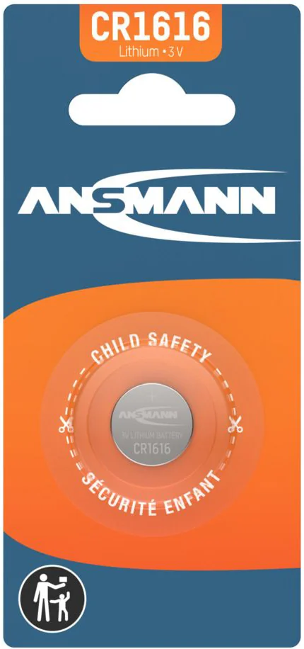 ANSMANN Pile bouton en lithium "CR1620", 3,0 Volt, blister 16 ANSMANN Pile bouton en lithium "CR1620", 3,0 Volt, blister - Afbeelding 16