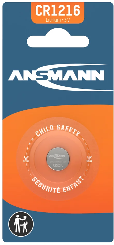 ANSMANN Pile bouton en lithium "CR1616", 3,0 Volt, blister 3 ANSMANN Pile bouton en lithium "CR1616", 3,0 Volt, blister - Afbeelding 3