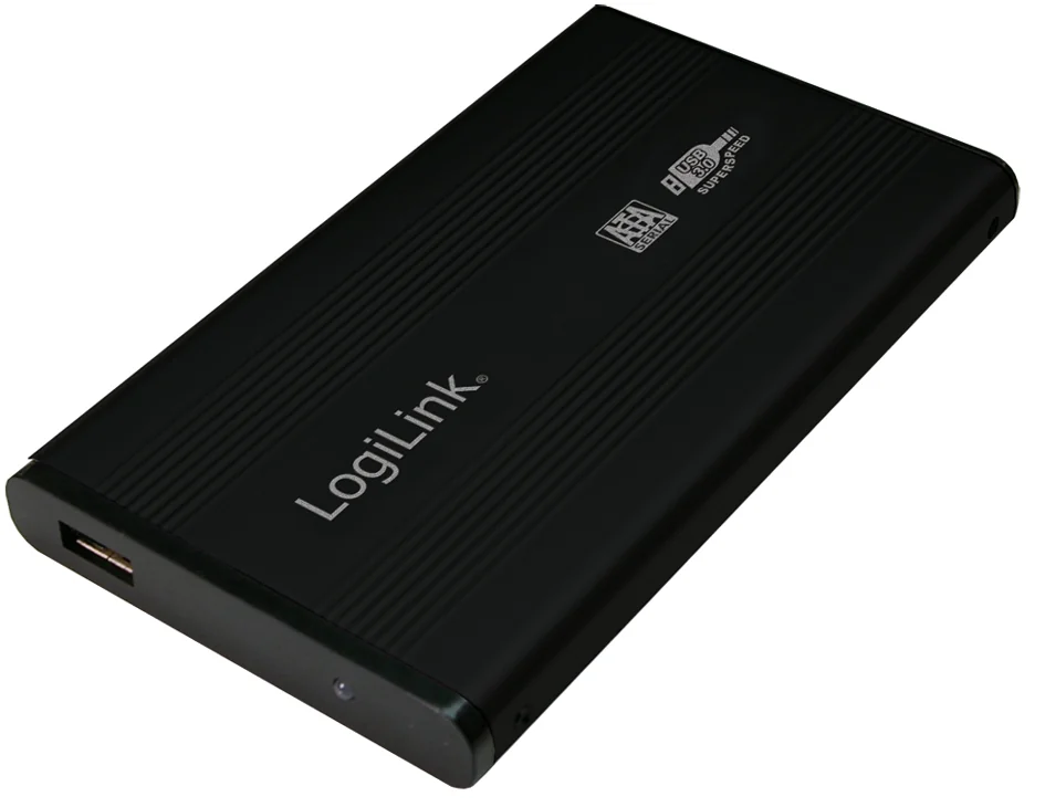 LogiLink Boîtier pour disque dur SATA 2,5', USB 3.0, noir - OEM UA0106
