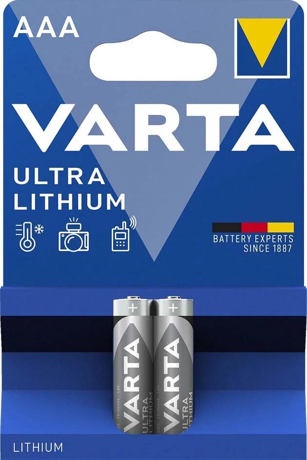VARTA Pile au lithium "ULTRA LITHIUM", Micro (AAA)