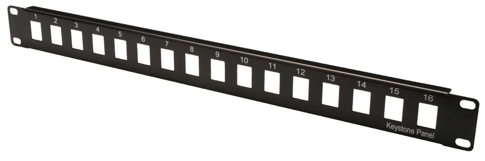 DIGITUS - Boîtier vide pour panneaux de brassage 19",16 ports