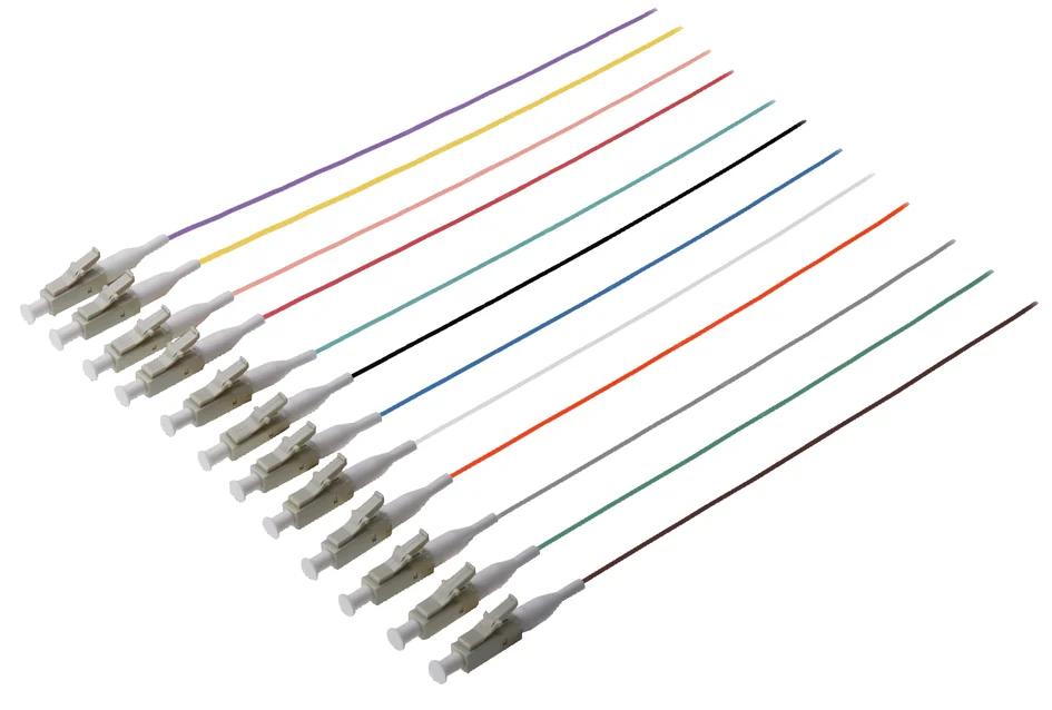 DIGITUS - kit de fibres optiques pigtail, LC Simplex, OM3, 2m
