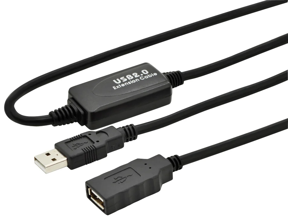 DIGITUS - Câble de rallonge USB, mâle-femelle, 10 m,USB-A mâle