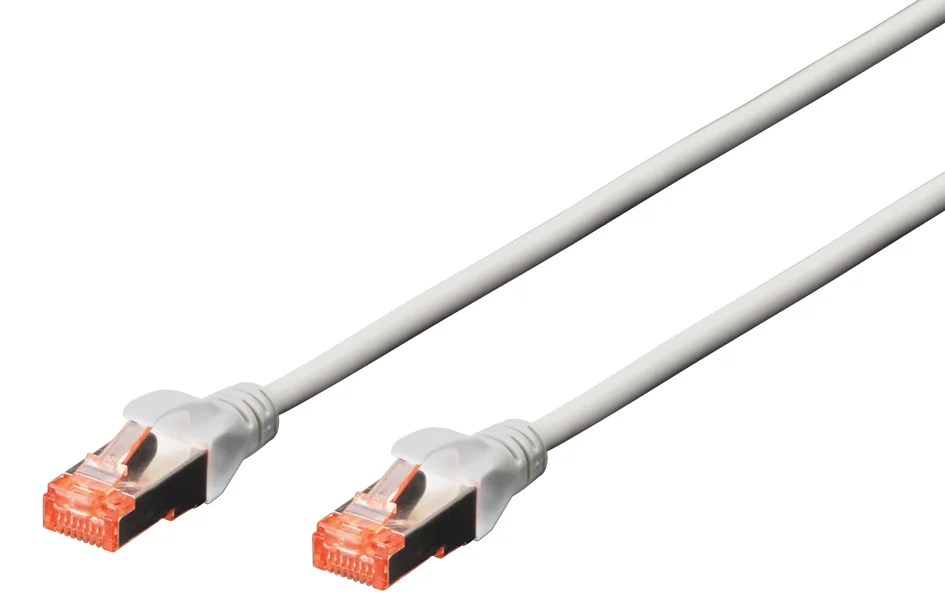 DIGITUS Câble de brassage, Cat. 6, S/FTP, 3,0 m, gris 3 DIGITUS Câble de brassage, Cat. 6, S/FTP, 3,0 m, gris – Image 3
