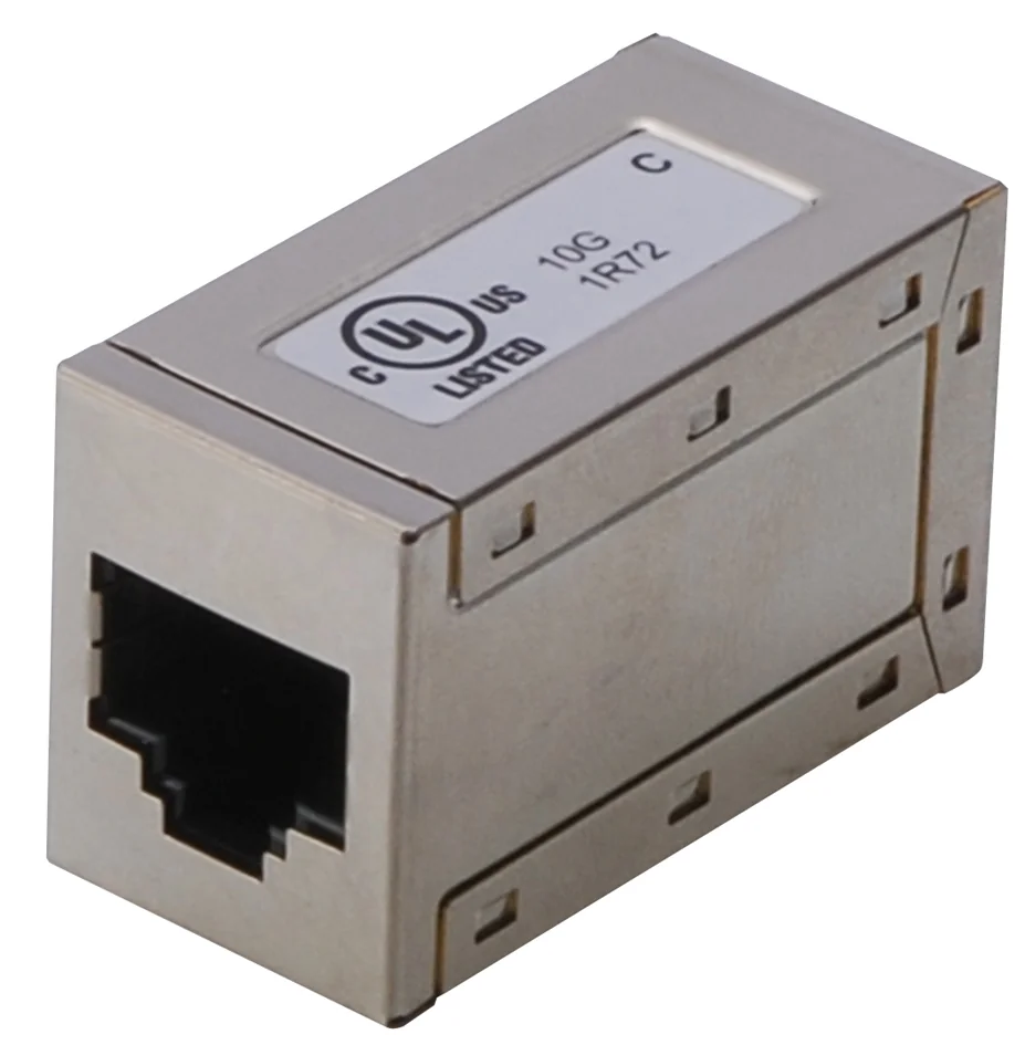 DIGITUS - Modular Adapter Kat.6A, geschirmt, 2 x RJ45 Kupplung