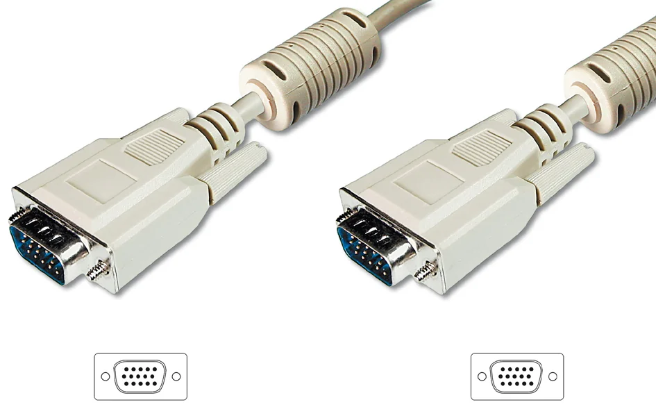 DIGITUS - câble XGA pour moniteur, mâle - mâle, 3,0 m