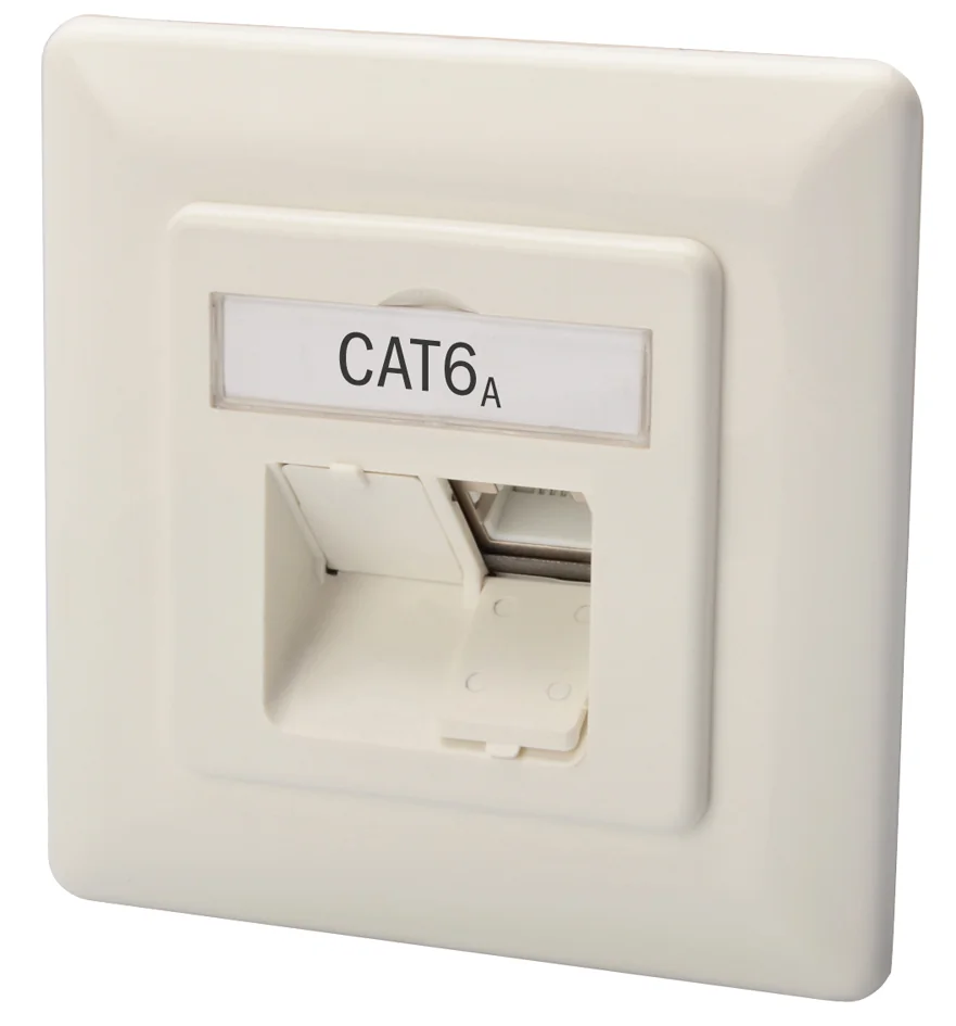 DIGITUS - Boîte de connexion cat 6.A (profond), 2 x RJ45,