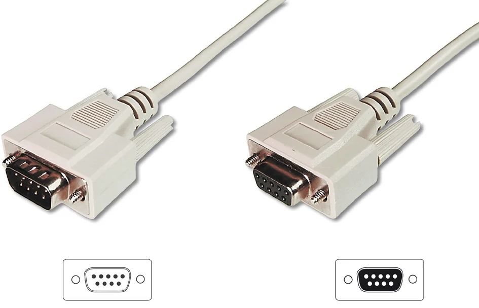 DIGITUS câble Sub-D à 9 broches, mâle - femelle, 2 m - OEM AK-610203-020-E