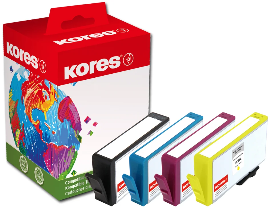 Kores Multipack encre G1712KIT remplace hp CN684EE/CB323EE/ - OEM G1712KIT