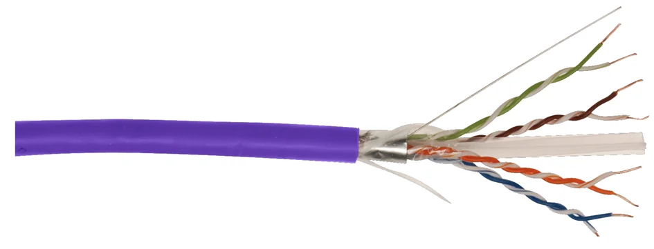 DIGITUS - Câble ethernet cat.6, F/UTP, LSOH, 100 m
