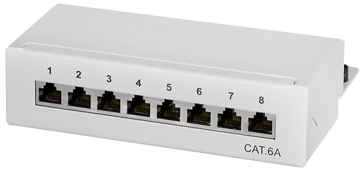 LogiLink panneau de brassage Patch Panel cat. 6A, 8-Ports,