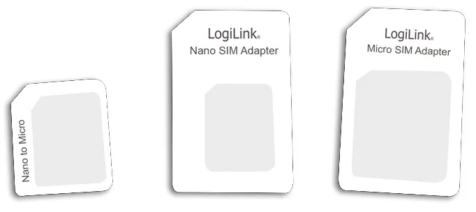LogiLink Kit adaptateur de carte SIM nano/ micro / standard - OEM AA0047