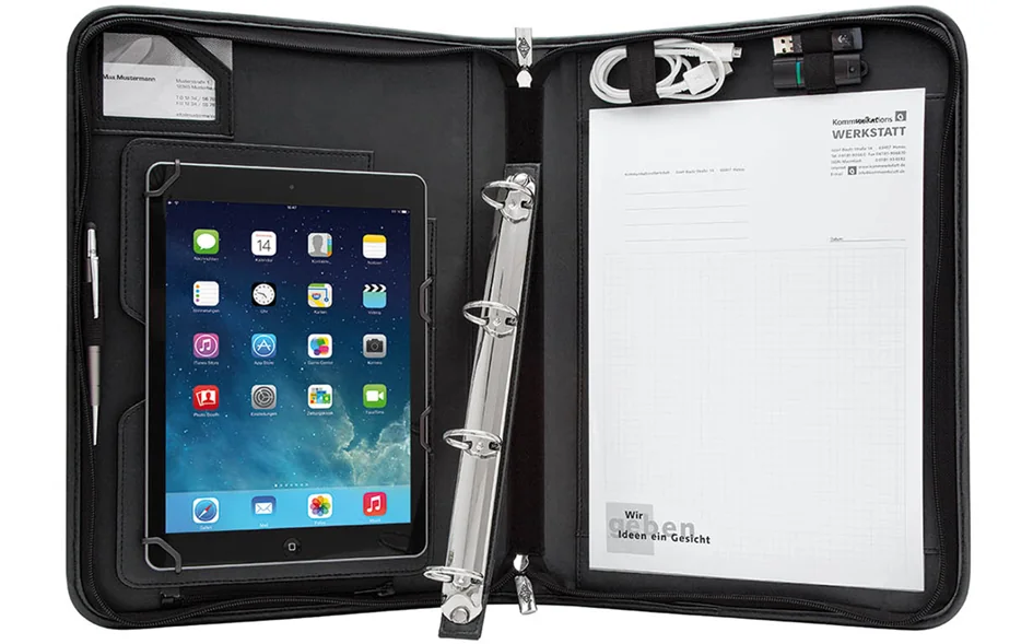WEDO Organiseur universel tablette PC Elegance, A4, noir - OEM 58 74901